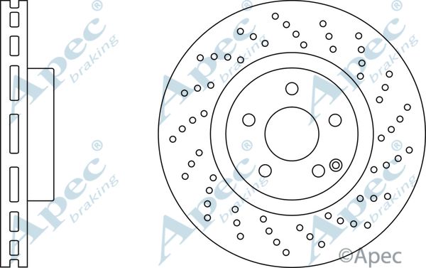 APEC BRAKING Тормозной диск DSK2866